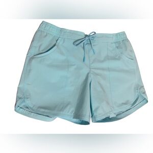 Lands' End Women's Light Blue Athletic Shorts